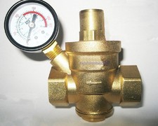 1pc New 1-1/4'' BRASS Water Pressure Reducing VALVE DN32 Bspp with Gauge