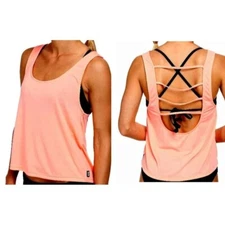 TYR Santorini Off the Wall Tank Female, Coral, S (4/6)