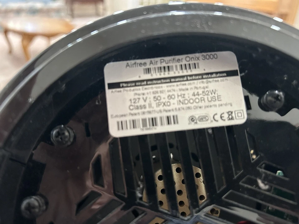 Purificador de aire libre Onix 3000 sin ruido y filtro silencioso sin aire negro funciona Foto 2 de 2