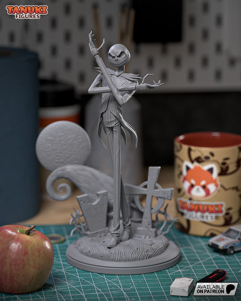 Figura/estatua de resina Jack Skellington varios tamaños Foto 2 de 4