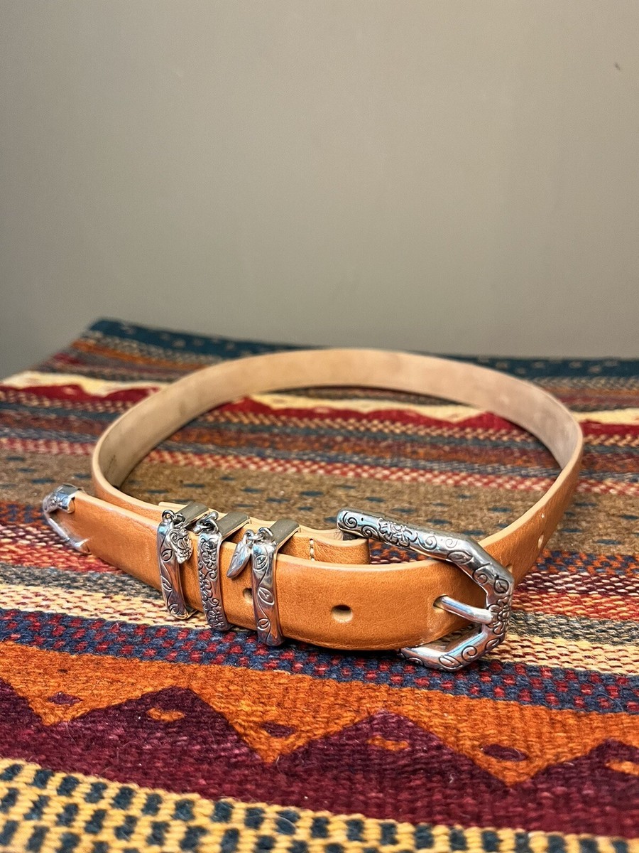 Brighton Brown leather Dangle Charm Western Rodeo boho  display picture 3