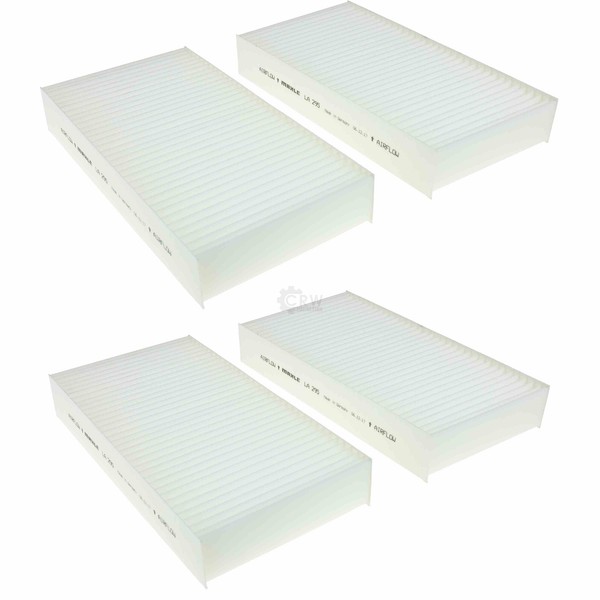 2X Mahle / Knecht Innenraumfilter Innenraumluft Pollenfilter LA 295/S-image