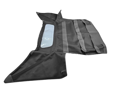Fits: Ferrari F355 1995-1999 Soft Top & Window Made From Blue Canvas - Picture 3 of 4