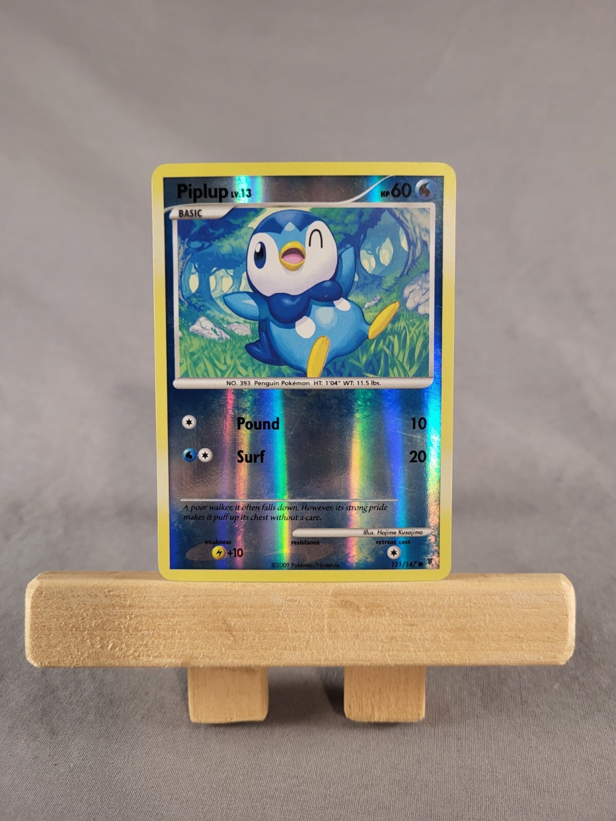 Piplup - 121/147 - Supreme Victors - Reverse Holo - Common - LP