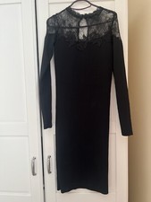 Lipsy Ladies Bodycon Long Sleeve Bodycon Dress UK 8