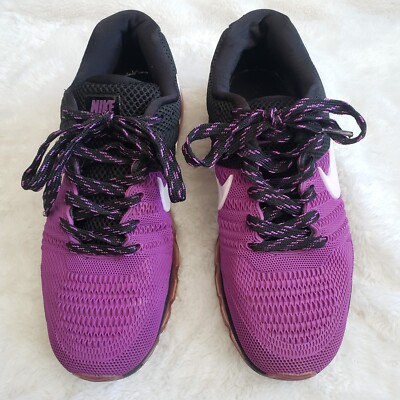 nike air max 2017 women's purple and black