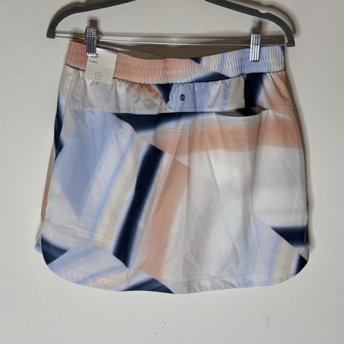 CALIA Skort Women's XS 16" Birdie Golf Sediment Stripe Ardosia NWT - Picture 5 of 9