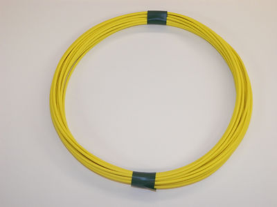 AUTOMOTIVE  WIRE 18 GAUGE HIGH TEMP TXL 25 FEET YELLOW MOTORCYCLE CAR TRUCK