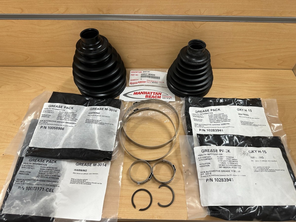 GENUINE TOYOTA 07-21 TUNDRA FRONT INNER & OUTER AXLE BOOT KIT
