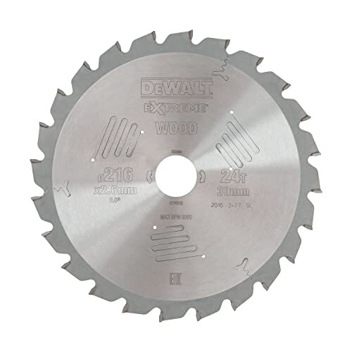 DEWALT DT4310-QZ - Hoja para sierra circular estacionaria 216x30mm 24D ATB -5º