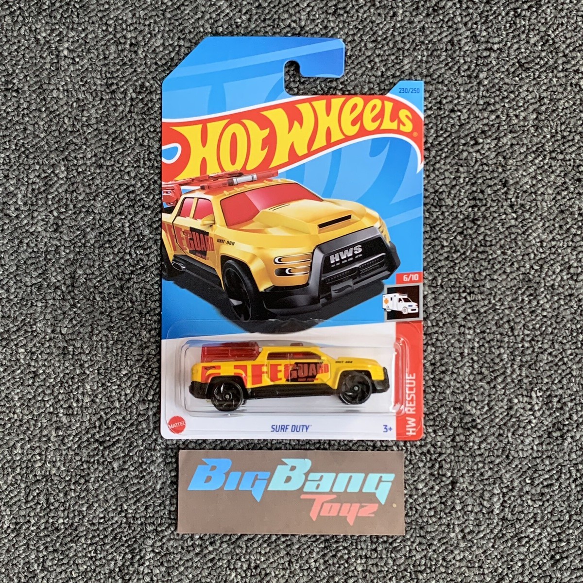 Hot Wheels Surf Duty #230 Mainline 2023 Case M (In-Stock