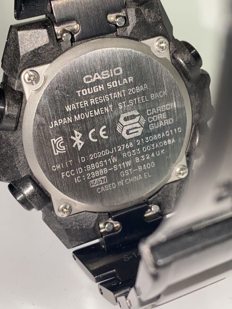 CASIO G-SHOCK GST-B400BD-1A2JF Black Stainless Steel Solar Digital