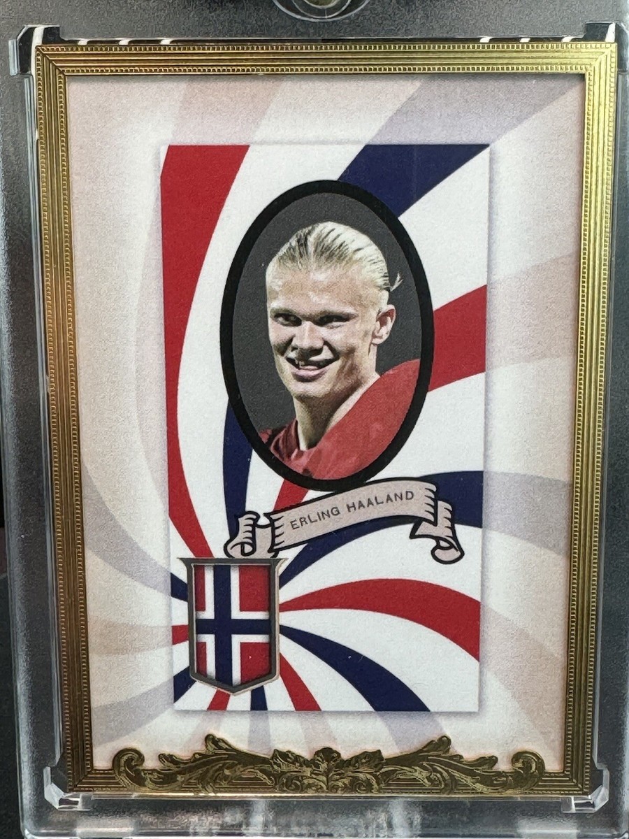 2024 Futera Carreras Erling Haaland 1 of 1 Goldframe - Selecta 