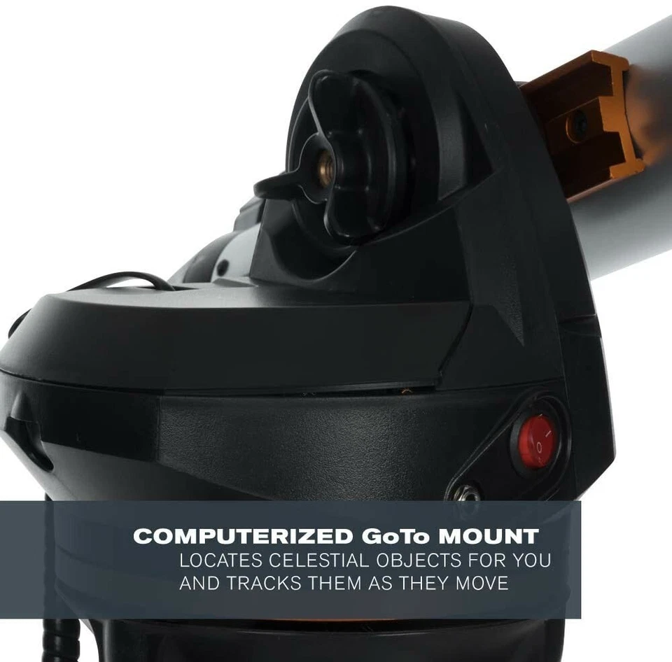 Celestron - 80LCM Computerized Refractor Telescope - Motorized Altazimuth Mount - Image 2 of 4