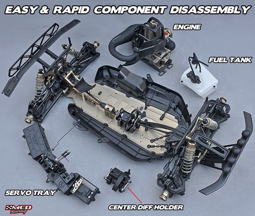MCD W5 SCT Short Course Max Pro Rolling Chassis - Picture 7 of 7