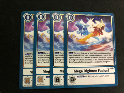 Digimon TCG - Rare - Mega Digimon Fusion - BT5-109R - White Card Playset! | eBay Digimon TCG - Rare - Mega Digimon Fusion - BT5-109R - White Card Playset! | eBay