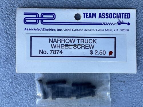 Team Associated RC10T RC 1:10 Narrow Truck Wheel Screw #7874 FACTORY SEALED - Picture 2 of 3