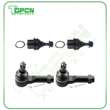 4x Front Lower Ball Joints Outer Tie Rod End Linkage For 2004-2008 Ford F-150