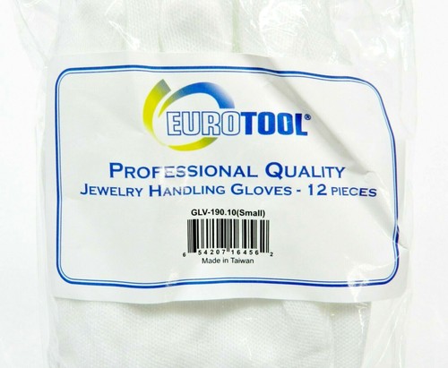 Inspection Gloves White Cotton Lightweight Glove Small (Ladies) Pack of 12 Piece - Picture 2 of 7