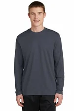 Sport-Tek Men's Dry-Fit RacerMesh Moisture Wicking Long Sleeve T-Shirt ST340LS