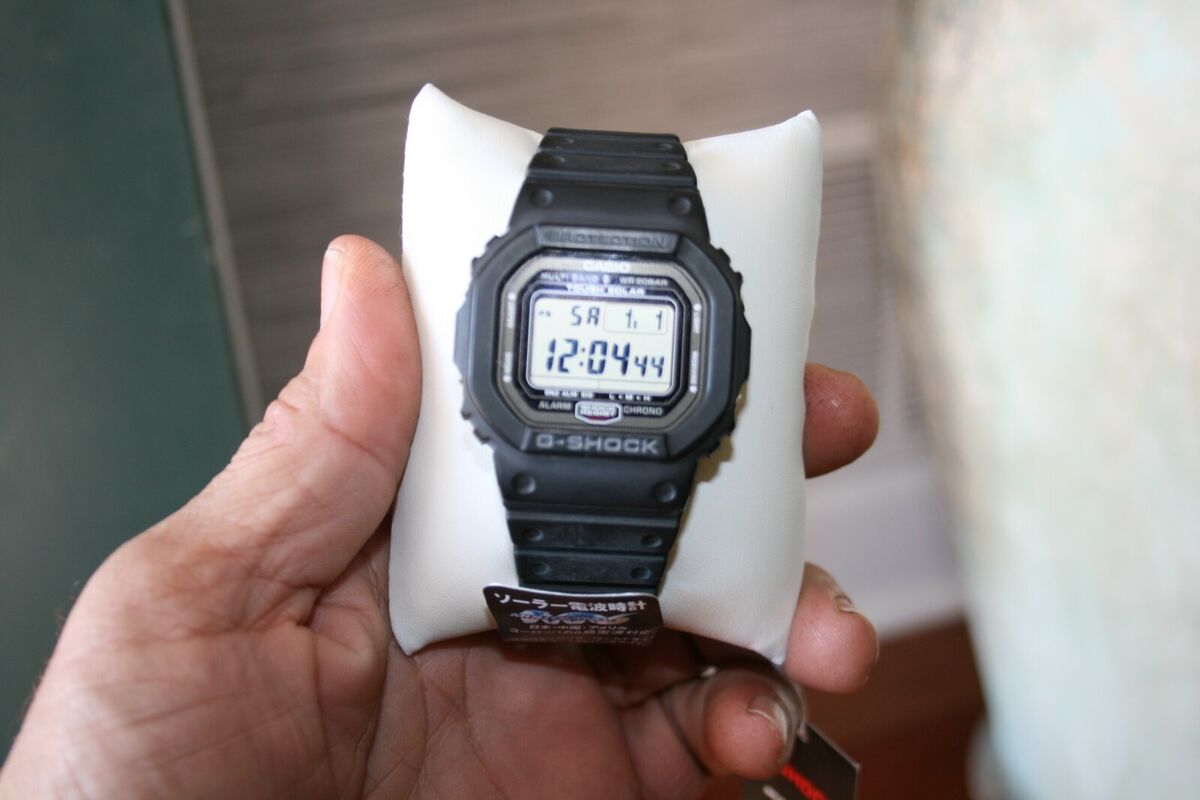 Casio G Shock GW-5000-1JF 43mm Black Stainless Steel/Resin Casio G Shock GW-5000-1JF 43mm Black Stainless Steel/Resin