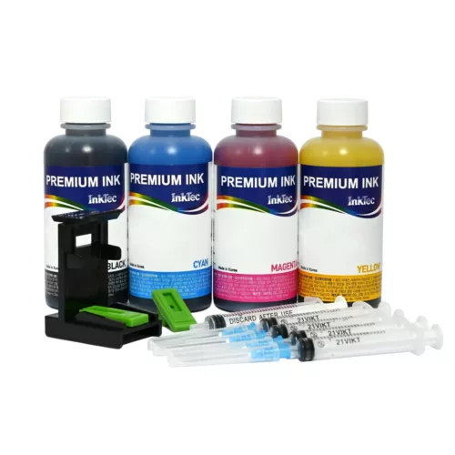 Kit inchiostro ricarica cartucce Hp 302 / ENVY 4527 / Refill ink InkTec