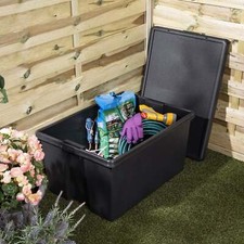 Wham Bam Extra Tough Recycled Storage Box With Lid 96L