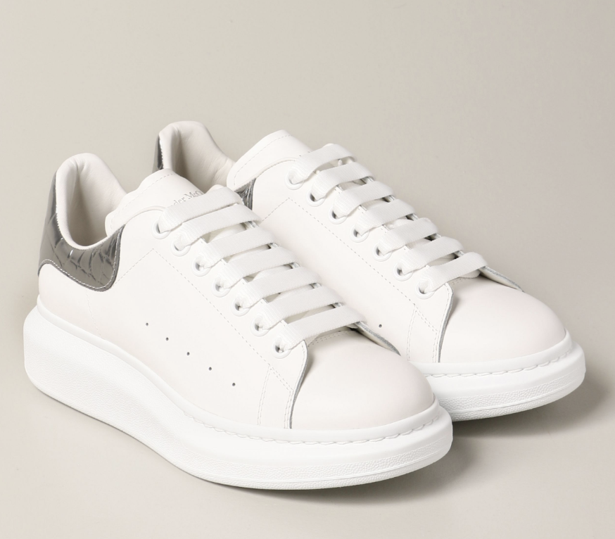 Alexander McQueen oversized sneaker Silver Crocodile size US Alexander McQueen oversized sneaker Silver Crocodile size US