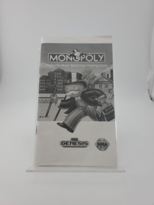 Sega Genesis Monopoly *Manual Only*