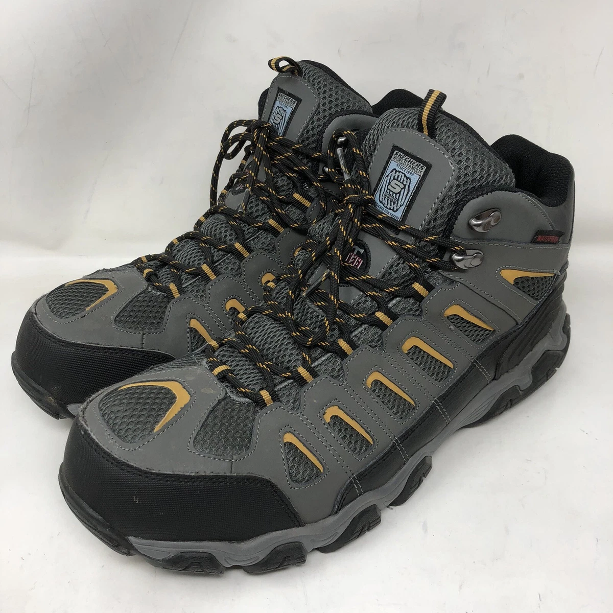 Skechers for work men's blais steel-toe hiking clearance shoe