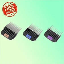 Set 6mm, 10mm, 13mm Moser Stainless Steel hair clipper Attachment Comb. New