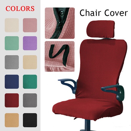 Swivel Computer Chair Cover Stretch Office Armchair Slipcover Seat Protector HOT - Picture 4 of 23