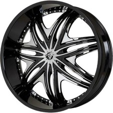24 Inch 24x10 Diablo Morpheus Black Wheels Rims 5x115 35 24 Inch 24x10 Diablo Morpheus Black Wheels Rims 5x115 35