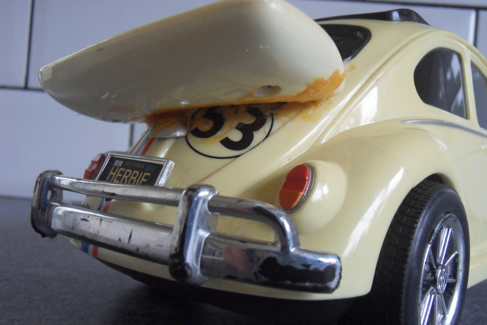 Herbie VW Beetle Disney Fully Loaded Remote Control Car Fully Working