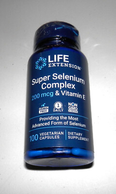 Life Extension Super Selenium  200 mg Capsules.