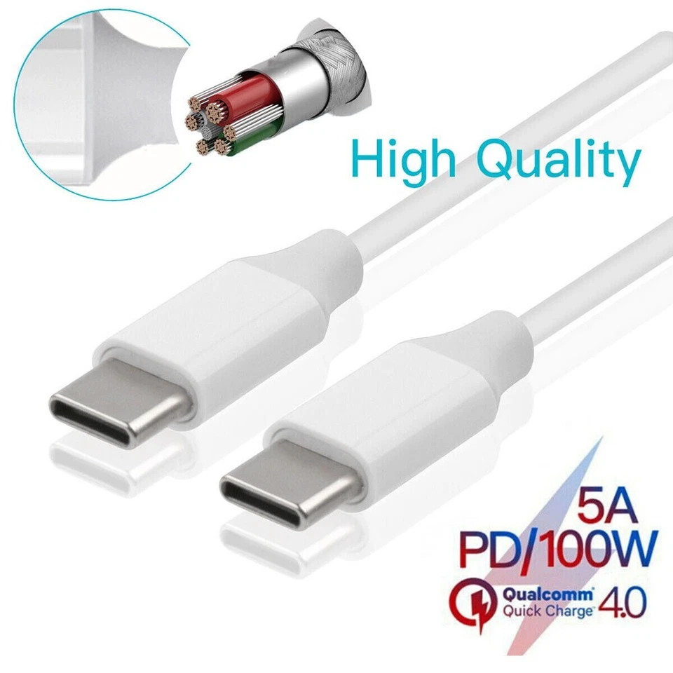 FOR Original MacBook Charger Cable Type C USB-C Cable 100W for Pro/Air 2019-2021 - Image 4 of 4