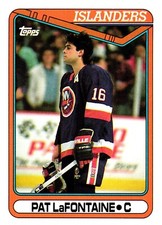 Pat LaFontaine New York Islanders #184 Topps 1990 NHL Hockey Card