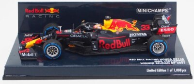 ミニカー Red Bull RB16B 2021 Belgian GP 1/43 HONDA RB16B MAX VERSTAPPEN WINNER BELGIAN GP 2021 in 1:43 scale by