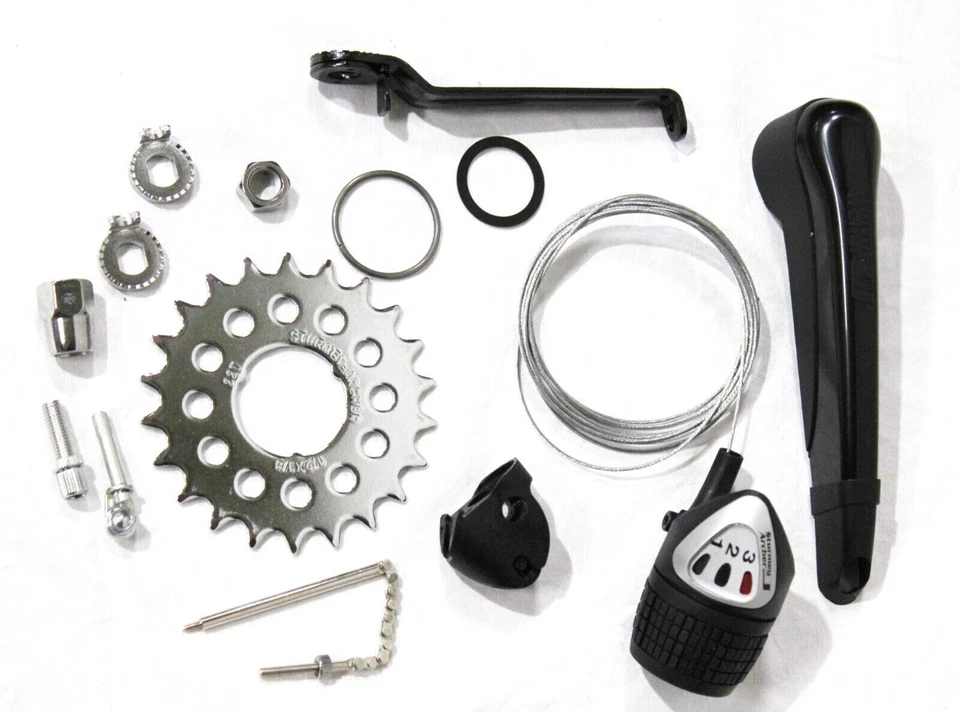 Complete Set 3 Speed STURMEY ARCHER SX-RK3 HUB KIT FAT HUB 170MM INTERNAL GEARED - Image 3 of 3