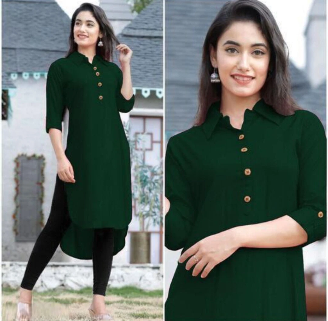 Shop Now Olive Green Kurta - ADIRICHA