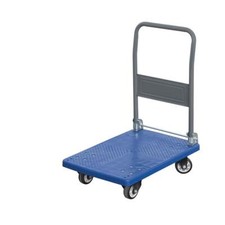 CARRELLO CON PIANALE PORTATA 150 KG A 4 RUOTE CON MANICO PIEGHEVOLE FERVI C150