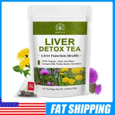 42 Tea Bags Liver,Kidney and Pancrea Herbal Compound Detox & Cleanse Herbal Tea