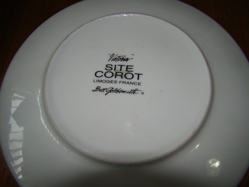 BILL GOLDSMITH VICTORIA SITE COROT CUP & SAUCER EXCELLENT - Picture 3 of 3