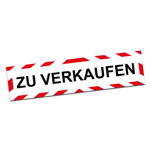 Signalisation Autocollant Pour Vendre 40x10cm Étanche Film Avertissement RX043