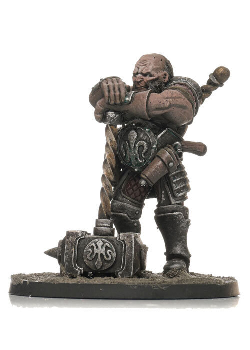 Миниатюры Щитового волка-полукровки-огра из Таллиареума Чемпион 28-миллиметровых Королевств Огров 4490₽