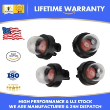 4 Primer Bulb For Walbro McCulloch Husqvarna Stihl Echo Homelite Poulan Chainsaw