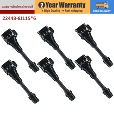Set of 6 Ignition Coils for Nissan Maxima Murano Navara Pathfinder 6Cyl 3.5/4.0L