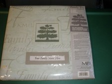NEW MBI Family Tree Scrapbook 13.5"x12.5" Green