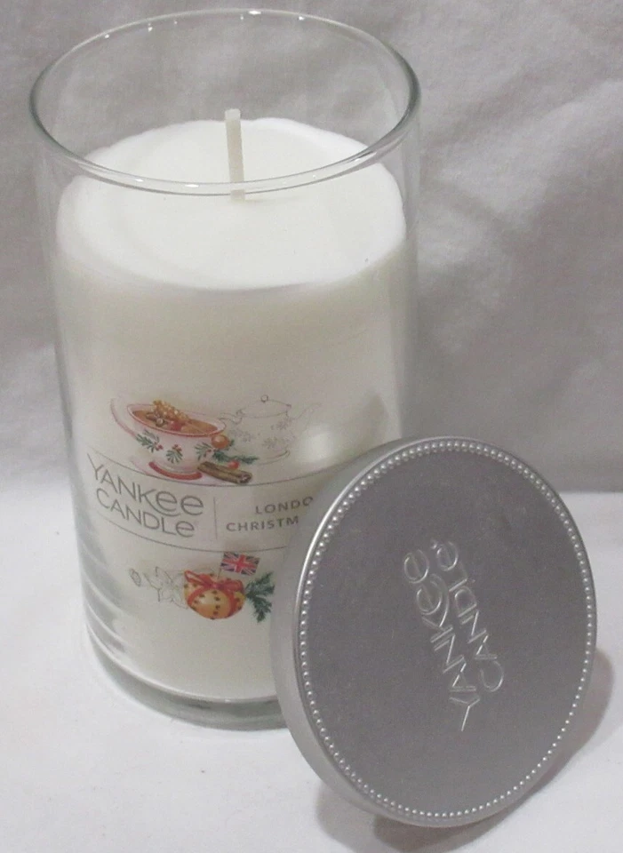 Yankee Candle Large Jar Pillar 1-wick 14.25 oz winter LONDON CHRISTMAS TEA - Image 3 of 4