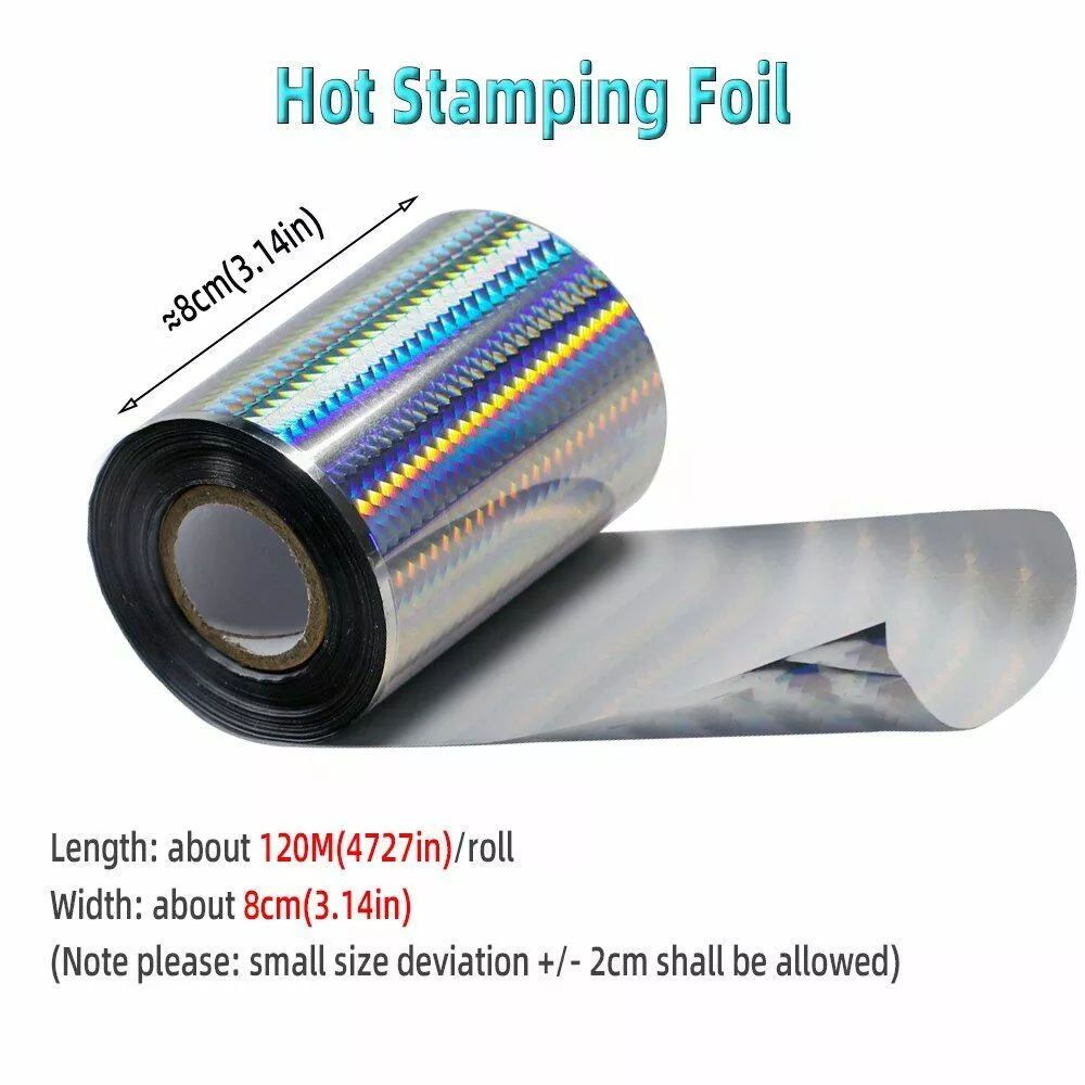 Timkies Hot Stamping Foil for DIY Fishing Lure Making Kit Holographic Lazer Fish Scales Handwork Bait Jig Colorful Heat Transfer Film Paper Fishing
